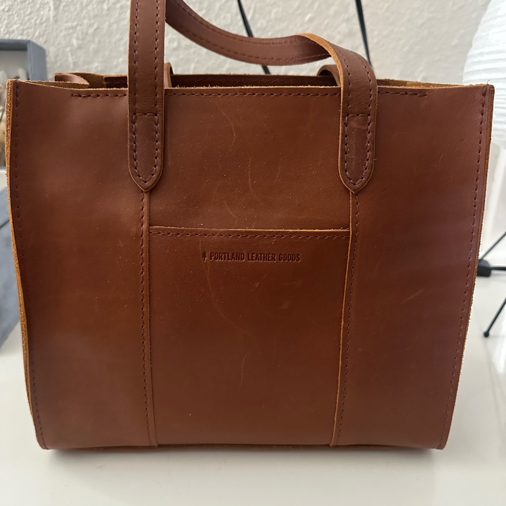 Portland Leather Goods Brown Tote Bag